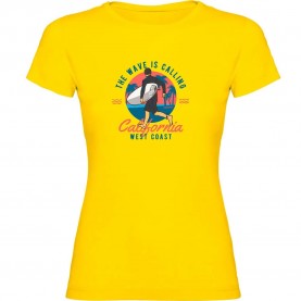тениска,дамски,тениски,kruskis,wave,calling,short,sleeve,t,shirt,yellow