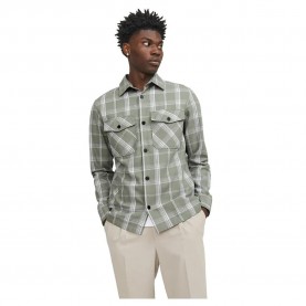 карирана,риза,мъжки,якета,jack,&,jones,croy,spring,check,overshirt,lily,pad,checks,comfort,fit,(green)