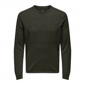 блуза,мъжки,пуловери,only,&,sons,karlson,reg,12,sweater,green,(rosin)