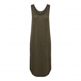 рокля,дамски,поли,и,рокли,pieces,billo,sleeveless,midi,dress,brown,(grape,leaf,detail,gold,lurex)