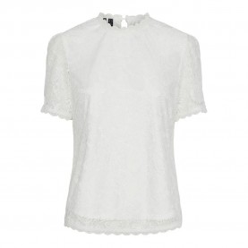 дамски,блузи,дамски,ризи,pieces,olline,short,sleeve,blouse,white,(cloud,dancer)