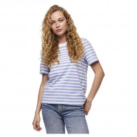 тениска,дамски,тениски,pieces,ria,short,sleeve,t,shirt,hydrangea,stripes,bright,white,(purple)