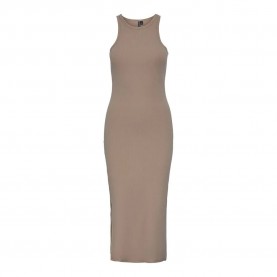 рокля,дамски,поли,и,рокли,pieces,ruka,boxer,sleeveless,long,dress,beige,(silver,mink)