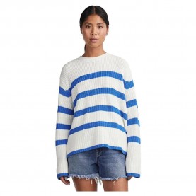 блуза,дамски,пуловери,дамски,плетени,дрехи,pieces,sabina,sweater,beige,(cloud,dancer,stripes,french,blue)