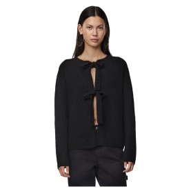 жилетка,дамски,пуловери,дамски,плетени,дрехи,pieces,silly,cardigan,black