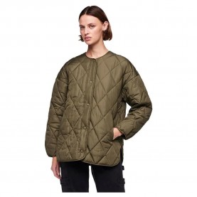 яке,дамски,якета,и,палта,pieces,stella,quilted,jacket,green