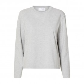 тениска,дамски,тениски,selected,essential,boxy,long,sleeve,t,shirt,grey,(light,grey,melange)