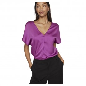 дамски,блузи,дамски,ризи,vila,ellette,short,sleeve,blouse,cattleya,orchid,(purple)