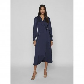 рокля,дамски,поли,и,рокли,vila,enna,ravenna,long,sleeve,midi,dress,blue
