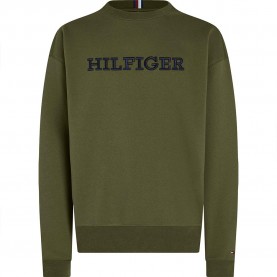 блуза,мъжки,пуловери,tommy,hilfiger,monotype,embro,sweatshirt,green