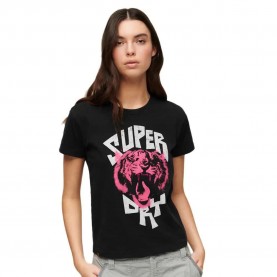 тениска,дамски,тениски,superdry,indigo,workwear,cap,lo,fi,rock,graphic,fitted,short,sleeve,t,shirt,pink,(jet,black)