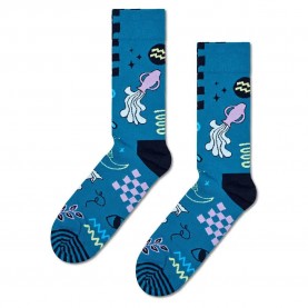 чорапи,мъжки,чорапи,happy,socks,aquarius,half,long,socks,multicolor,(turquoise)
