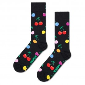 чорапи,мъжки,чорапи,happy,socks,cherry,half,long,socks,multicolor,(black)