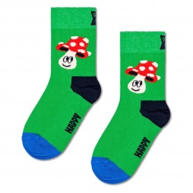 детски,чорапи,детски,чорапи,happy,socks,kids,mushroom,half,long,socks,green,(multicolor)