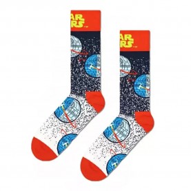 чорапи,мъжки,чорапи,happy,socks,star,wars™,death,star,half,long,socks,multicolor,(navy)