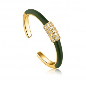 бижутерия,ania,haie,r031,ring,golden,(green)