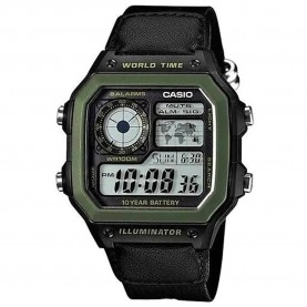 Часовник Casio 1200WHB Sports watch - Green (Black / Black) часовник,часовници,casio,1200whb,sports,watch,green,(black,black)