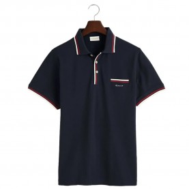 мъжки,блузи,с,яка,gant,2,col,tipping,pique,short,sleeve,polo,evening,blue,(blue)