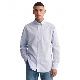 риза,с,къс,ръкав,мъжки,ризи,gant,reg,poplin,short,sleeve,shirt,blue