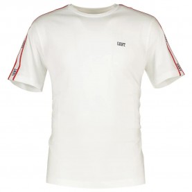 тениска,мъжки,тениски,gant,shoulder,tape,short,sleeve,t,shirt,white