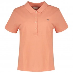 шапка,дамски,блузи,с,яка,gant,slim,sheild,cap,pique,short,sleeve,polo,peachy,pink,(pink)