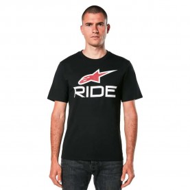 тениска,мъжки,тениски,alpinestars,ride,4.0,csf,short,sleeve,t,shirt,black,white,red,(black)