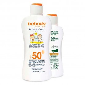 козметика,за,защита,от,слънце,babaria,sun,protective,milk,f,50,200ml+after,sun,gift,100ml,clear,(multicolor)