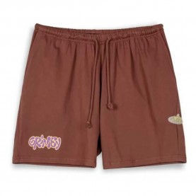 къси,панталони,мъжки,панталони,grimey,bloodsucker,sweat,shorts,brown,(brown)