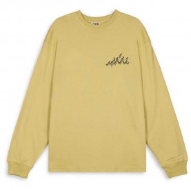 тениска,мъжки,тениски,grimey,burn,in,flames,long,sleeve,t,shirt,yellow