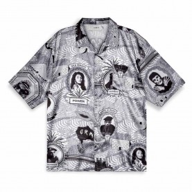 риза,с,дълъг,ръкав,мъжки,ризи,grimey,supastar,satin,long,sleeve,shirt,black