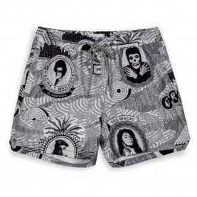 бански,гащета,мъжки,бански,костюми,grimey,supastar,swimming,shorts,grey,(black)