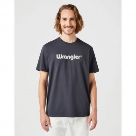 тениска,мъжки,тениски,wrangler,112350526,logo,short,sleeve,t,shirt,blue,(black)