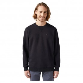 Блуза Wrangler 112350535 Sign Off sweatshirt - Black (Black) блуза,мъжки,пуловери,wrangler,112350535,sign,off,sweatshirt,black,(black)