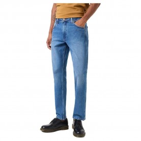 Дънки Wrangler 112350836 Greensboro Regular Fit jeans - Blue (Garner) дънки,мъжки,панталони,wrangler,112350836,greensboro,regular,fit,jeans,blue,(garner)