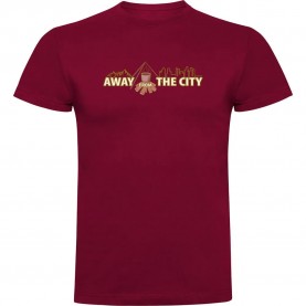 футболна,фланелка,мъжки,тениски,kruskis,away,from,city,short,sleeve,t,shirt,dark,red,(red)