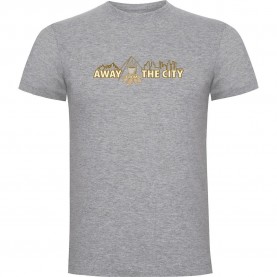 футболна,фланелка,мъжки,тениски,kruskis,away,from,city,short,sleeve,t,shirt,heather,grey,(grey)