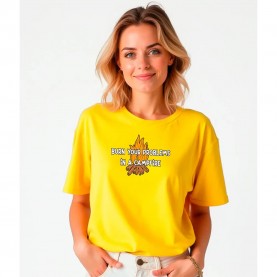 тениска,дамски,тениски,kruskis,burn,your,problems,short,sleeve,t,shirt,yellow,(yellow)