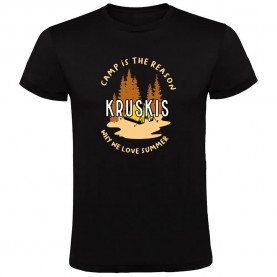 тениска,мъжки,тениски,kruskis,camp,is,the,reason,short,sleeve,t,shirt,black