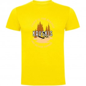 тениска,мъжки,тениски,kruskis,camp,is,the,reason,short,sleeve,t,shirt,yellow
