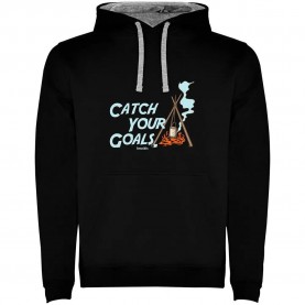 суичър,мъжки,пуловери,kruskis,catch,your,goals,bicolor,hoodie,black,grey,(black)