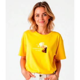 тениска,дамски,тениски,kruskis,everything,for,hiking,short,sleeve,t,shirt,yellow,(yellow)