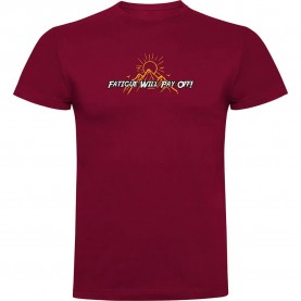 тениска,мъжки,тениски,kruskis,fatigue,will,pay,off,short,sleeve,t,shirt,dark,red,(red)