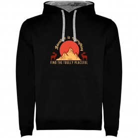 суичър,мъжки,пуловери,kruskis,find,the,trully,bicolor,hoodie,black,grey,(black)