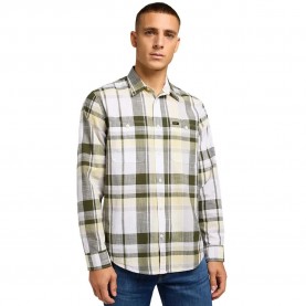 риза,с,дълъг,ръкав,мъжки,ризи,lee,worker,2.0,long,sleeve,shirt,kale,(green)