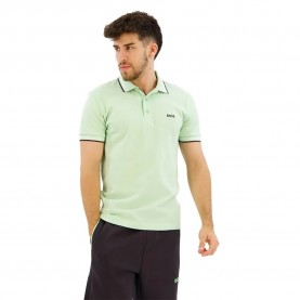 мъжки,блузи,с,яка,boss,paddy,short,sleeve,polo,open,green,(green)