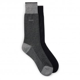 чорапи,мъжки,чорапи,boss,rs,mini,design,mc,socks,2,pairs,black,(black,grey)