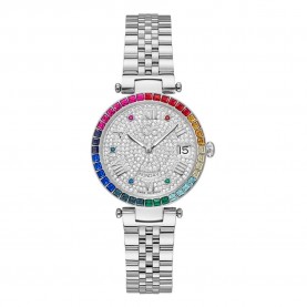 часовник,часовници,gc,flair,crystal,watch,silver