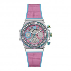 часовник,часовници,guess,fusion,watch,pink