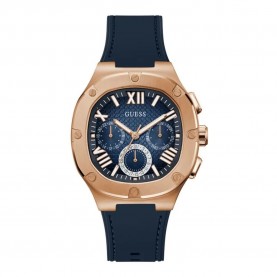 часовник,часовници,guess,headline,watch,blue,(golden)