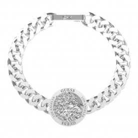 бижутерия,guess,jumb03008,lion,king,bracelet,silver,(silver)